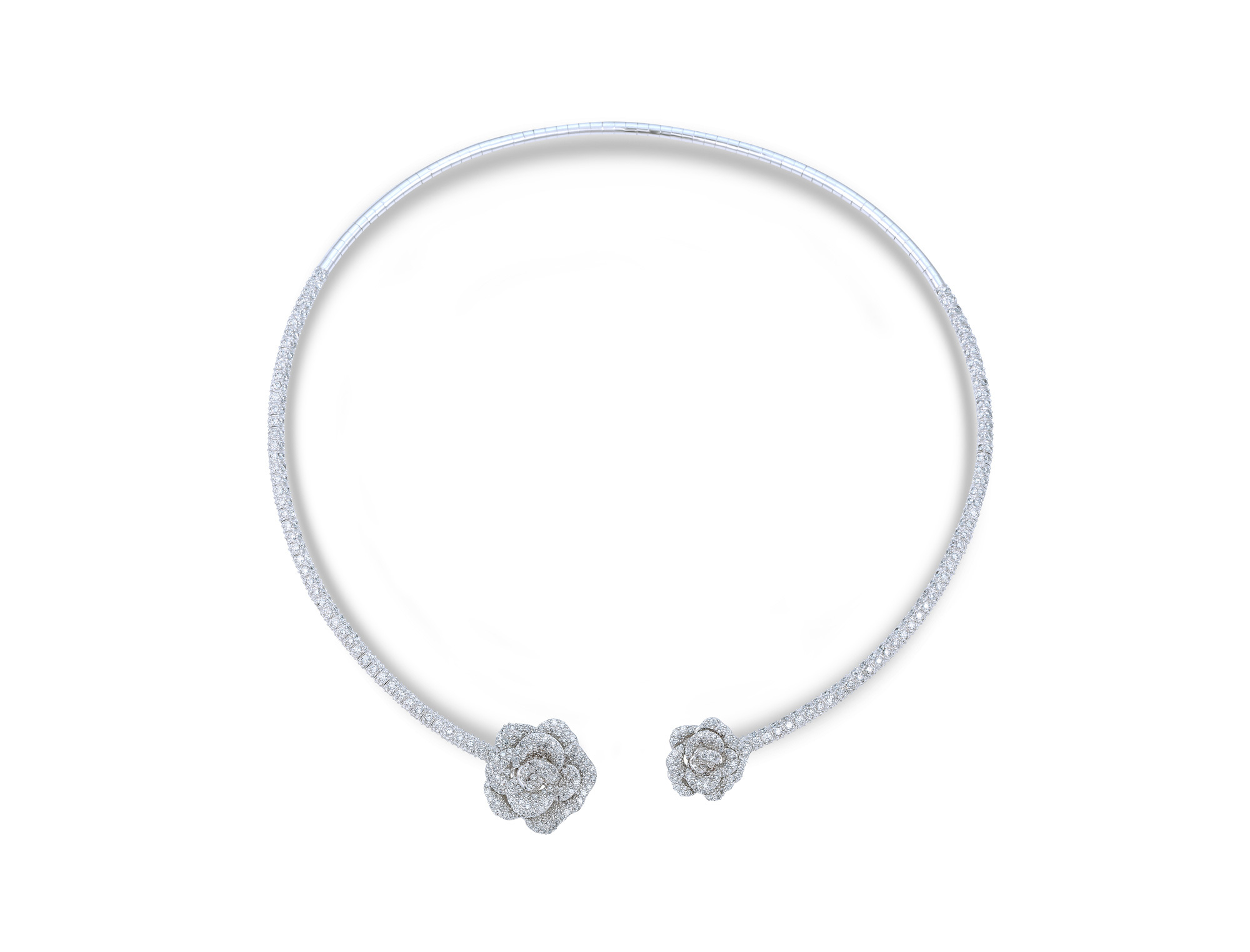 Mini Rose Diamond Necklace